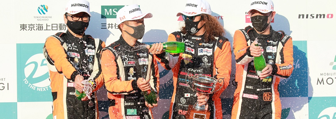 「Team Noah HONDA CIVIC TCR」<br>ST-TCRクラスでシリーズを連覇